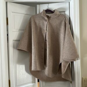 Ann Taylor Herringbone Poncho